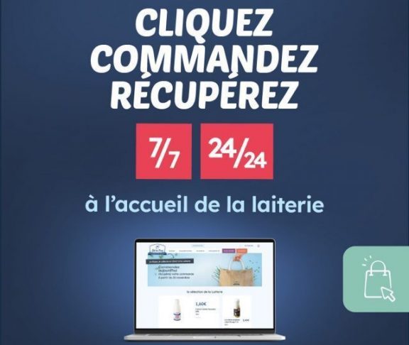 click and collect lait du forez