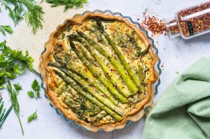 Quiche primavera - recette printanière